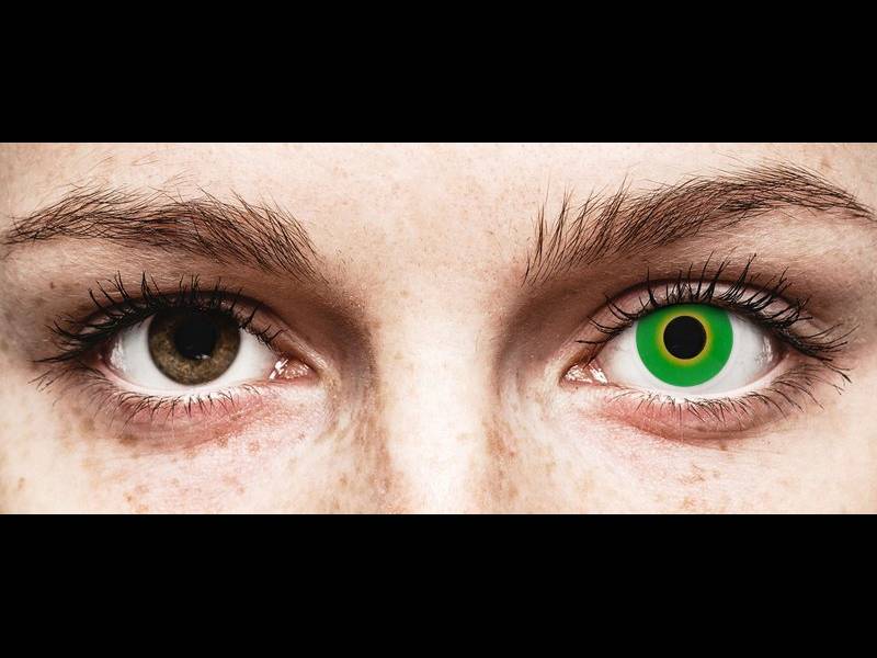 ColourVUE Crazy Lens - Hulk Green - Μη διοπτρικοί (2 φακοί)