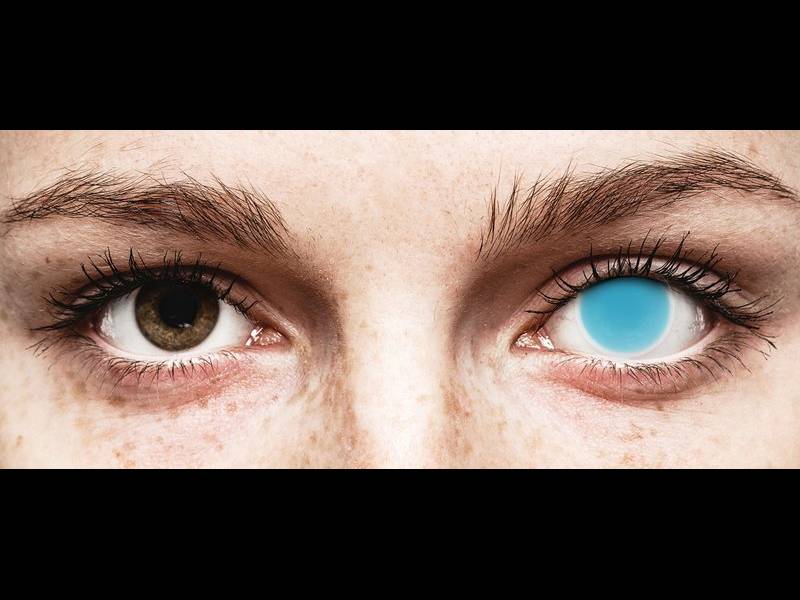 ColourVUE Crazy Glow Electric Blue - Μη διοπτρικοί (2 φακοί)