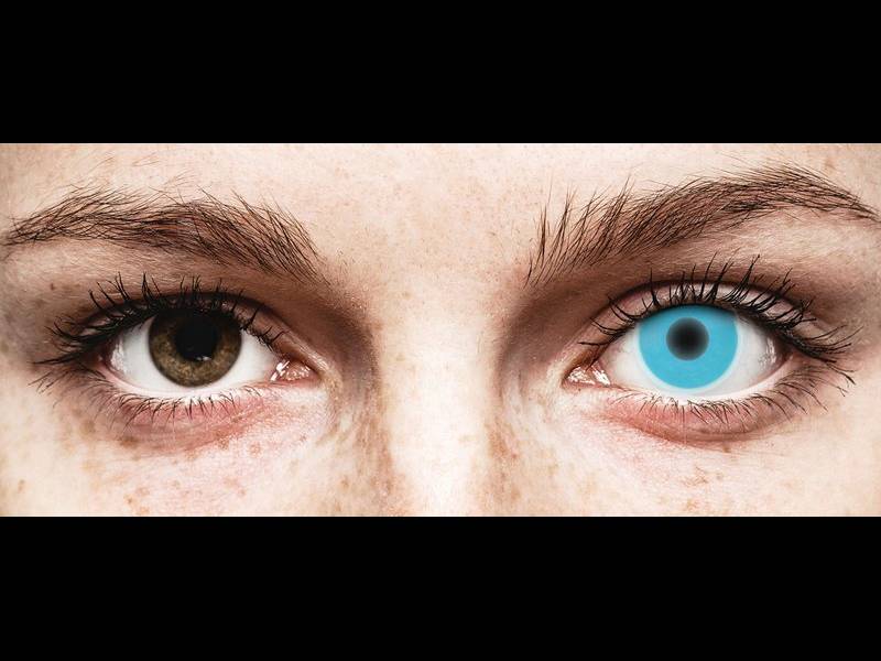 ColourVUE Crazy Glow Blue - Μη διοπτρικοί (2 φακοί)