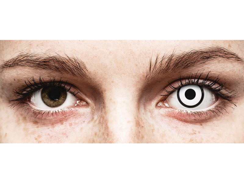 ColourVUE Crazy Lens - White Zombie - Ημερήσιοι φακοί Μη διοπτρικοί (2 φακοί)