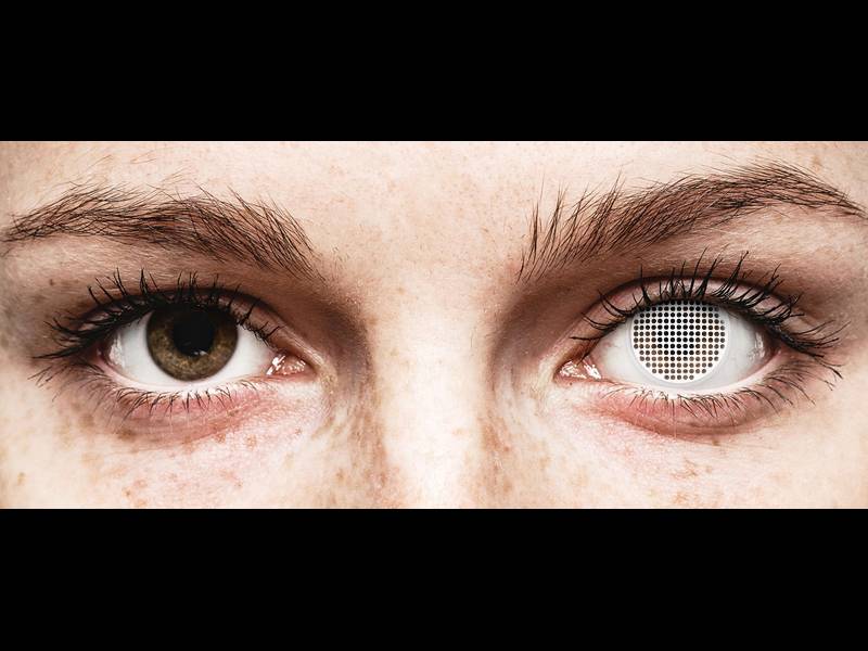 ColourVUE Crazy Lens - White Screen - Μη διοπτρικοί (2 φακοί)